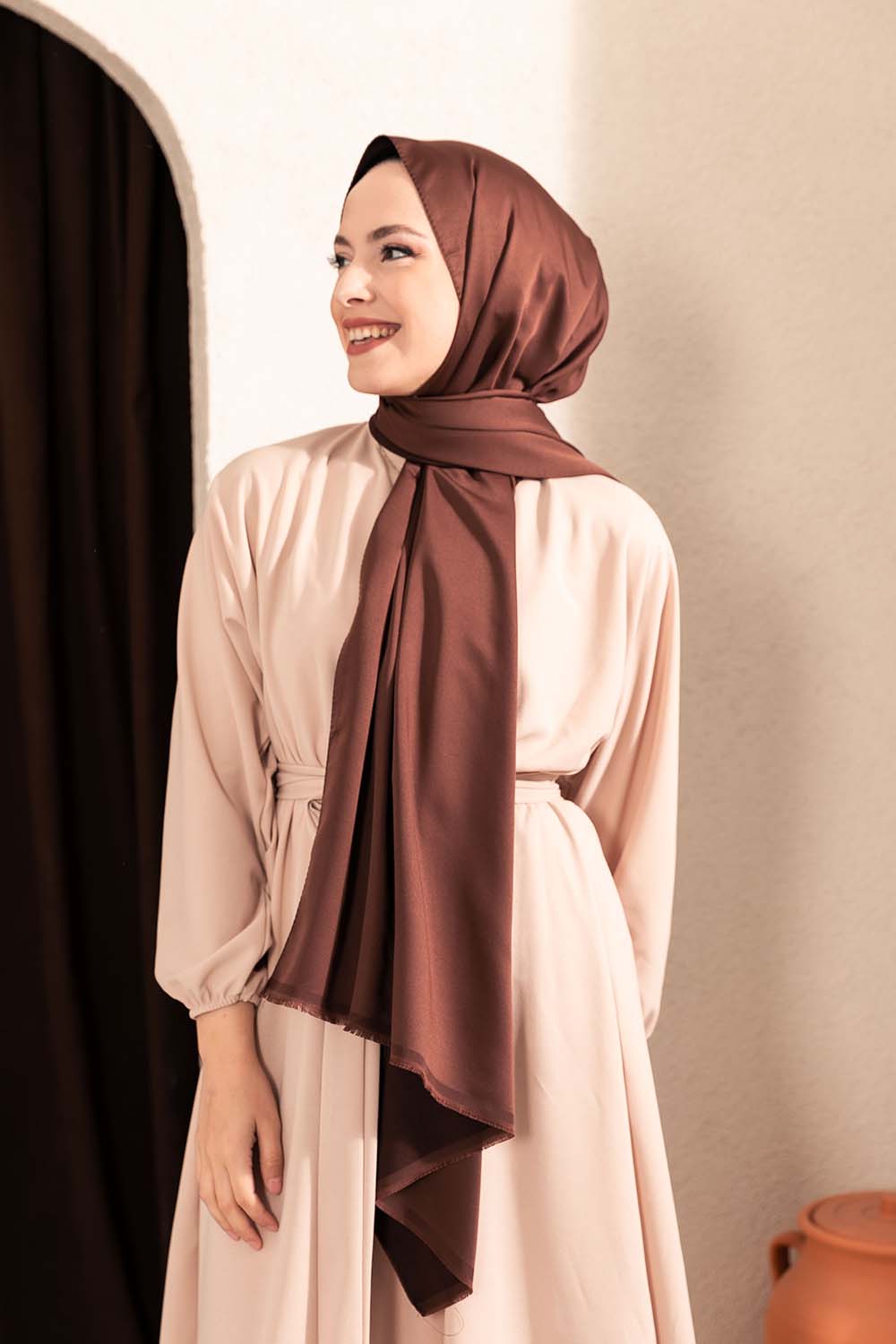 jacquard plain shawl for women by Salma's Apparel