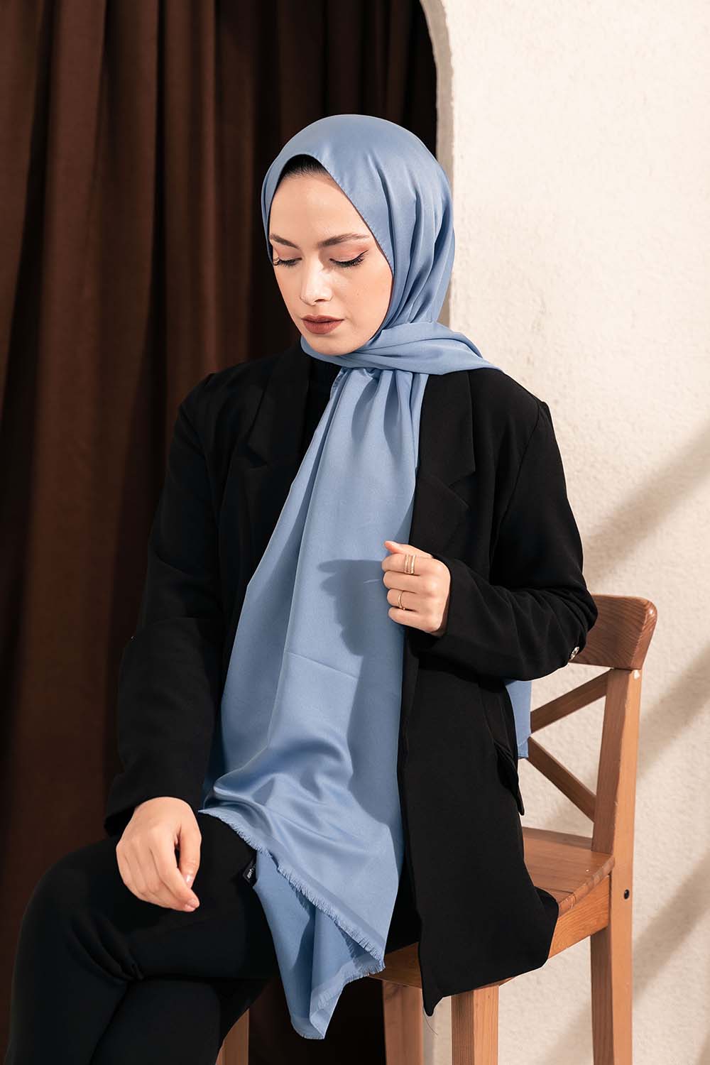 Silk vail wrap for women in USA - Women Hijab