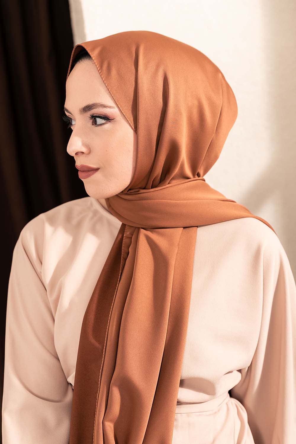 Muslim women silk Hijab for sale