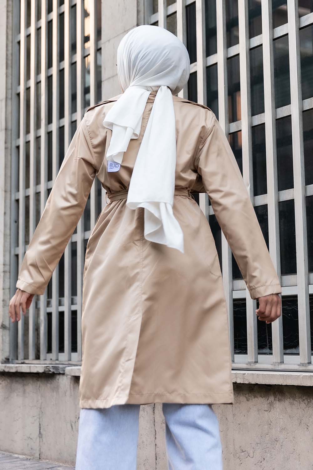 Trench coat with belt · Camel · Coats And Jackets